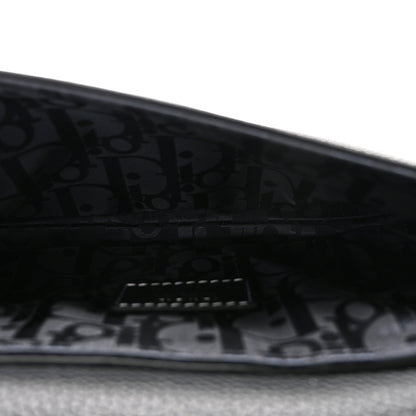 Christian Dior X KAWS Grained Calfskin Saddle Pouch Black 5 of 10