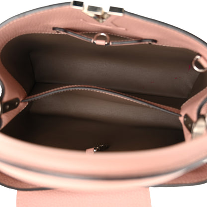 Louis Vuitton Taurillon Capucines PM Magnolia 5 of 10