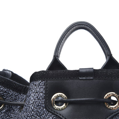 Chanel Canvas Medium Deauville Backpack Blue 10 of 12