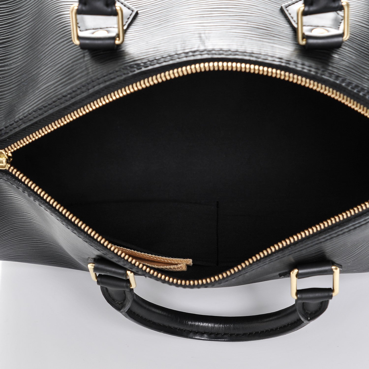 Louis Vuitton Epi Speedy 30 Black 5 of 6