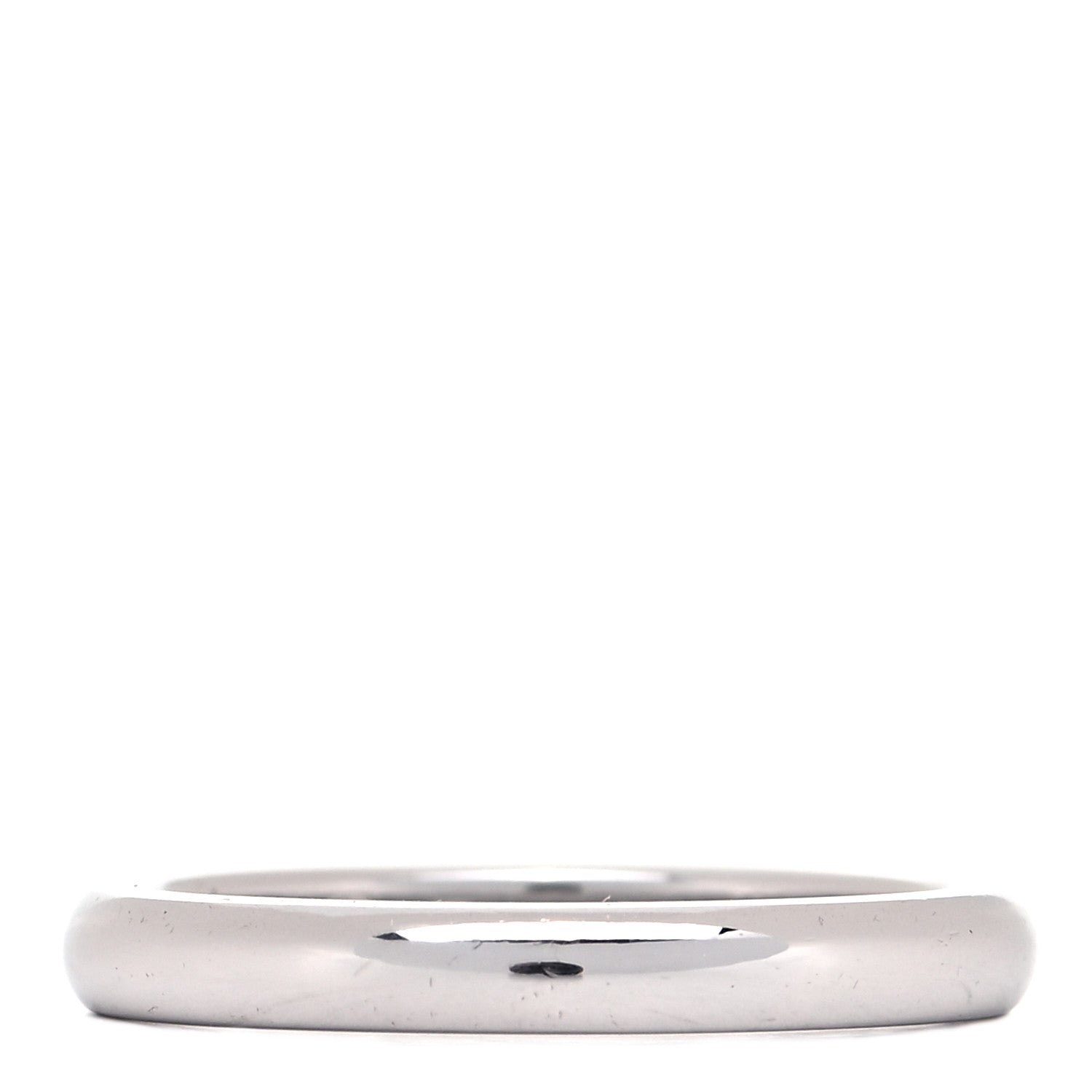 Tiffany Platinum Diamond Elsa Peretti Band Ring 53 6.5 3 of 5
