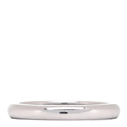 Tiffany Platinum Diamond Elsa Peretti Band Ring 53 6.5 3 of 5