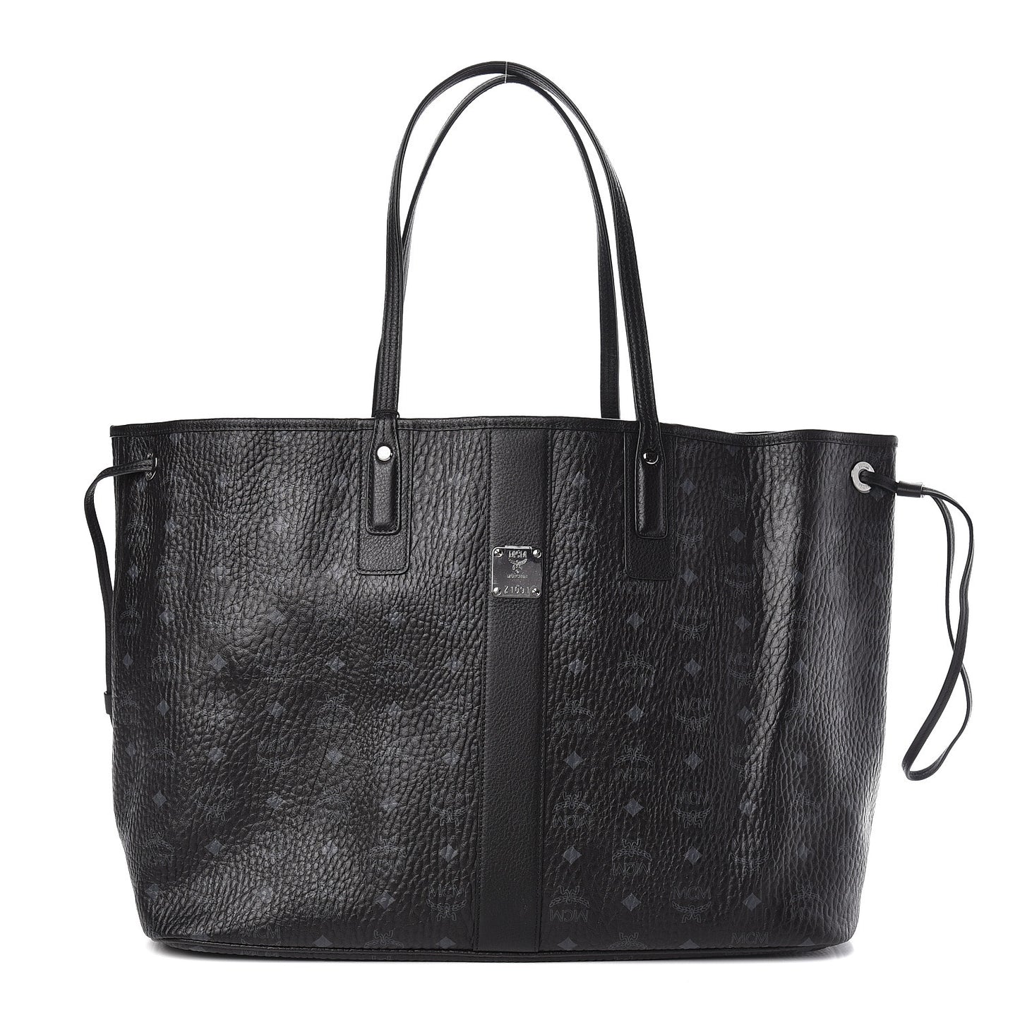 Visetos Large Liz Reversible Shopper Tote Black