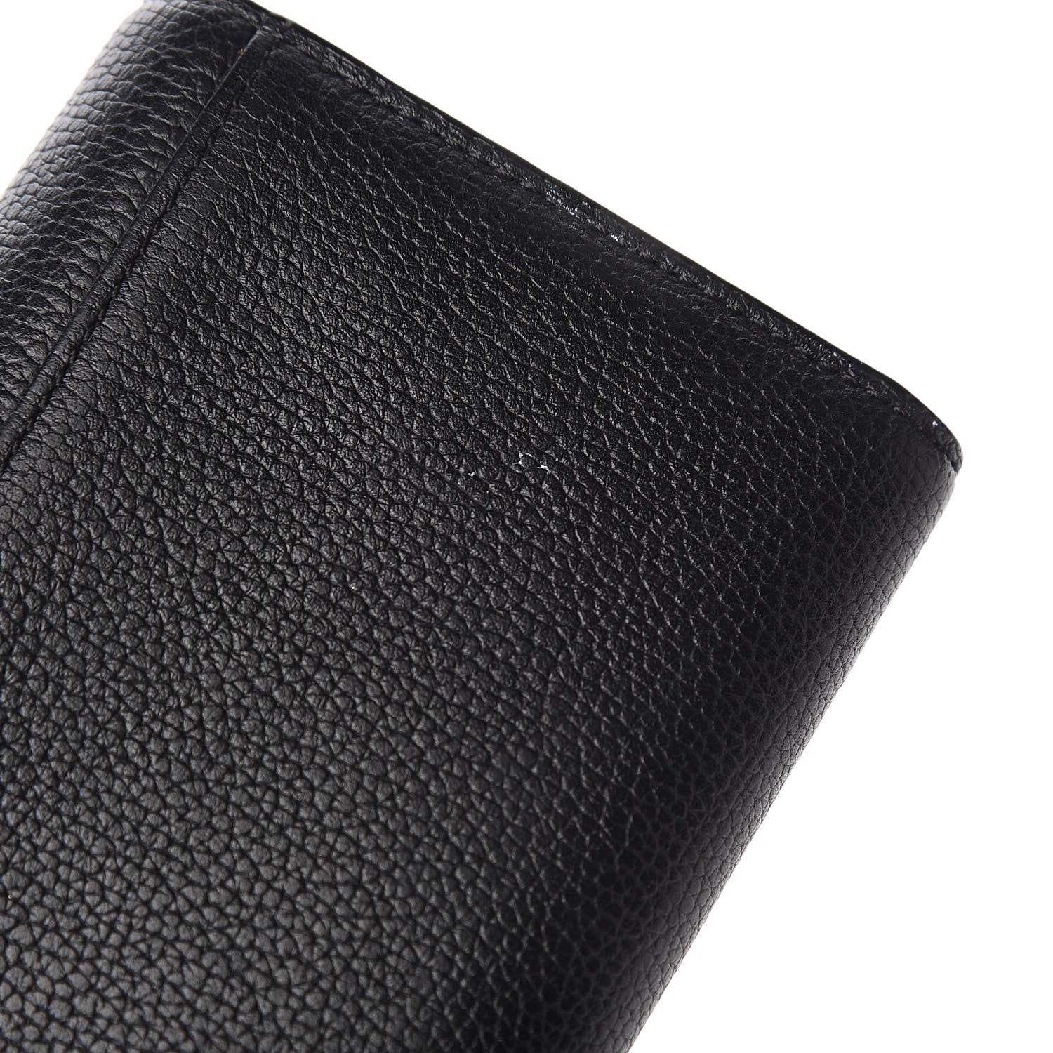 MCM Calfskin Continental Wallet Black 9 of 11