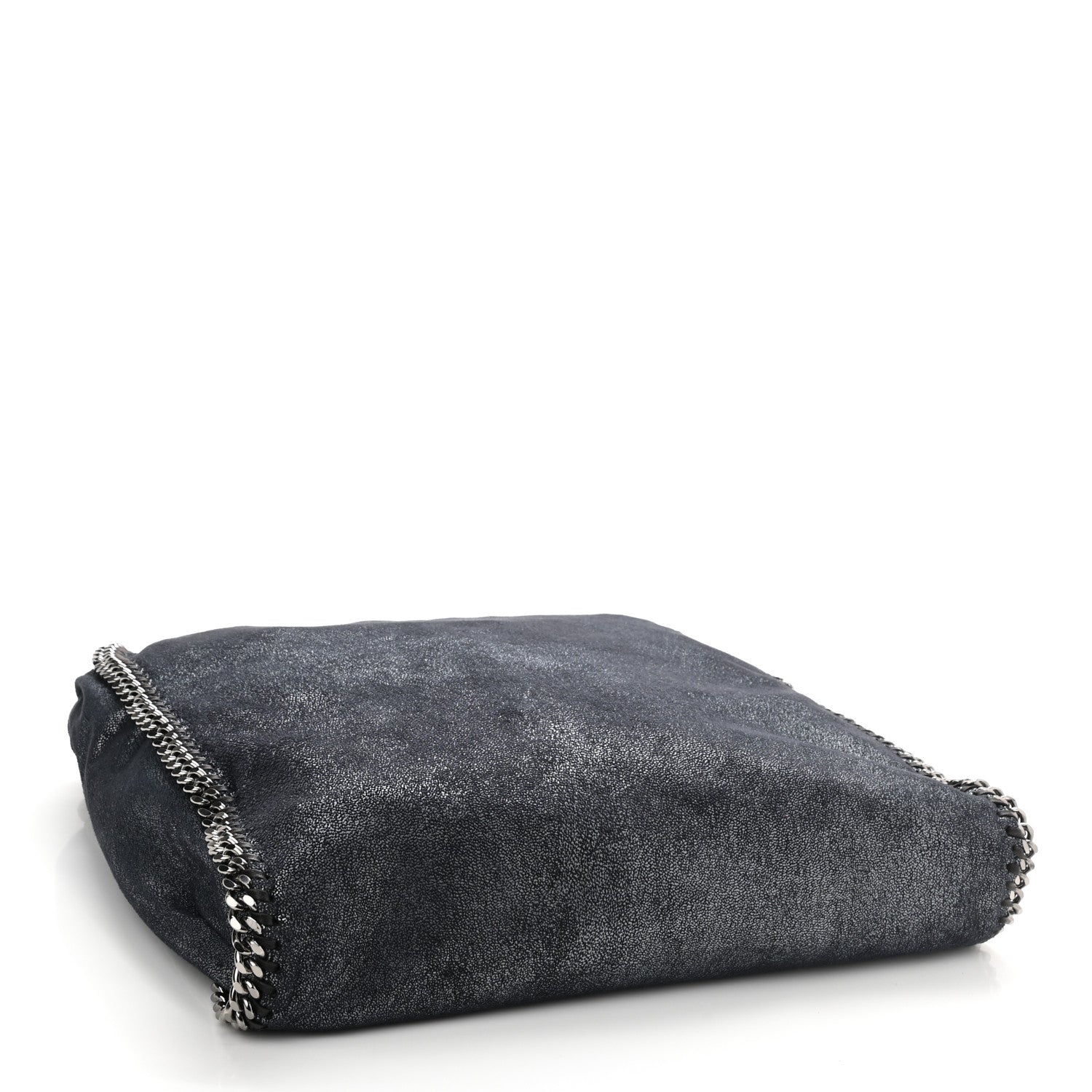 Stella McCartney Metallic Shaggy Deer Big Falabella Tote Ruthenium 3 of 8
