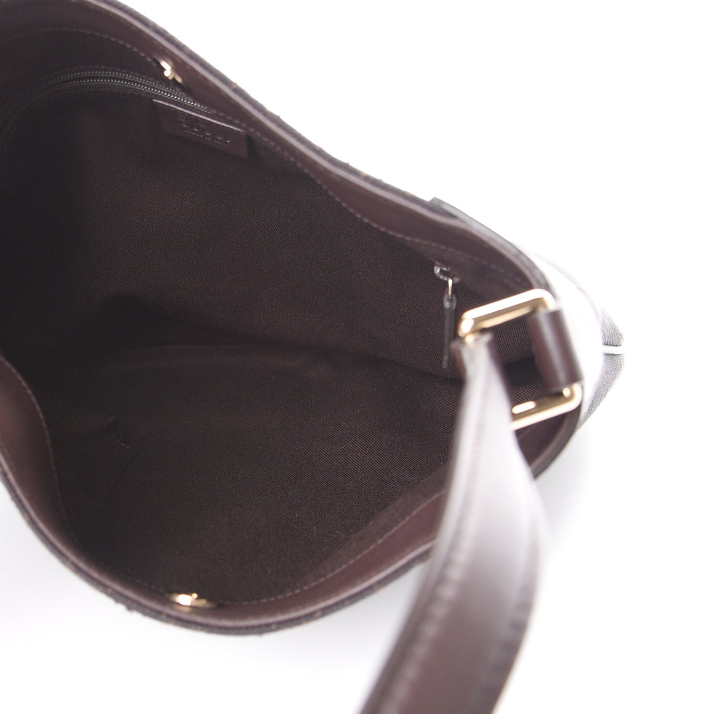 Monogram Signature Hobo Shoulder Bag Dark Brown