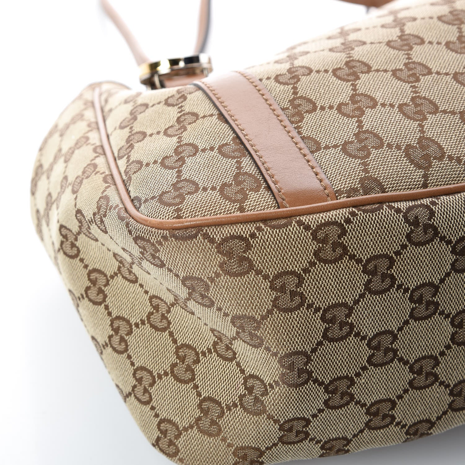 Gucci Monogram Medium GG Twins Shoulder Bag Tan 13 of 13