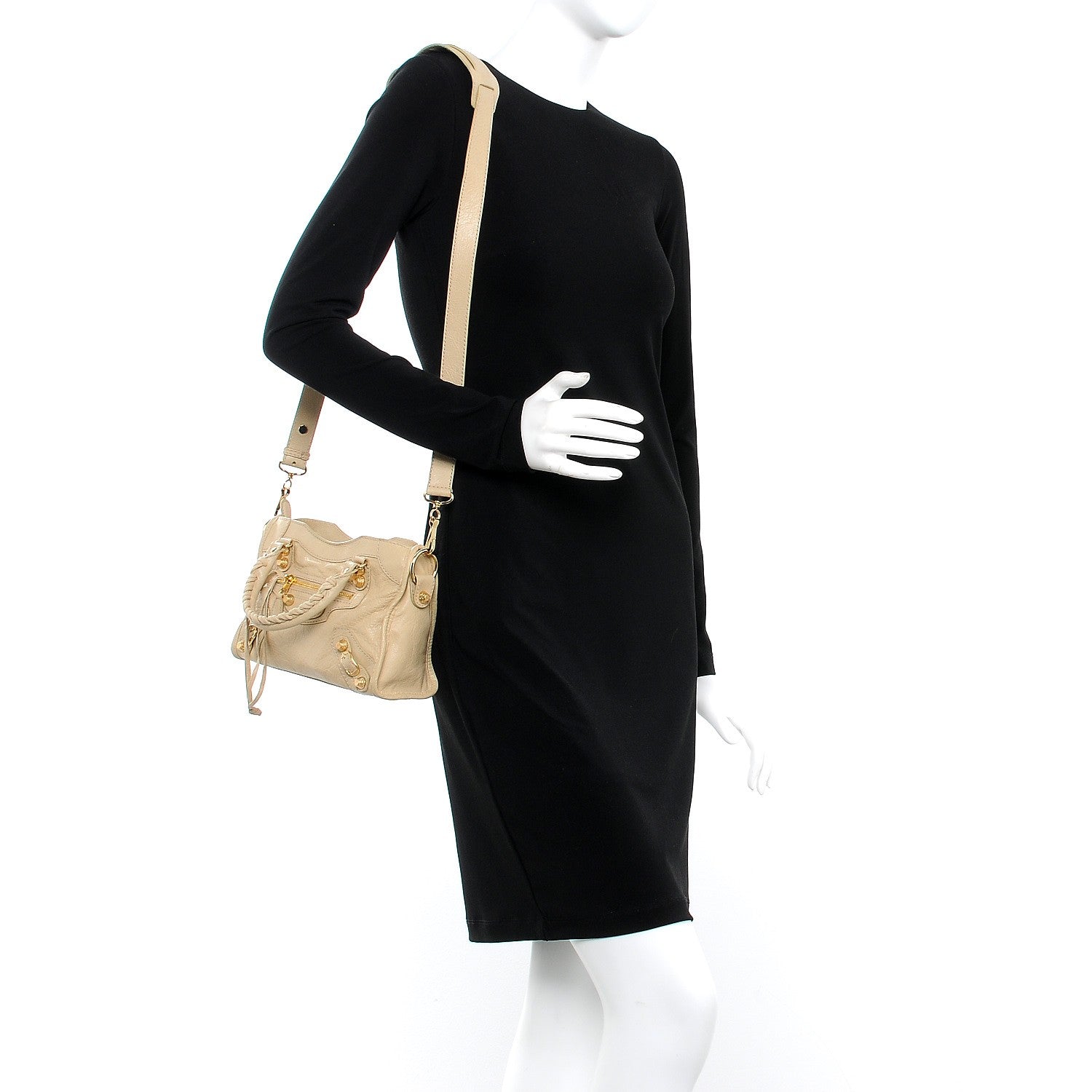 Balenciaga Agneau Giant 12 Gold Hardware Mini City Dune 2 of 8