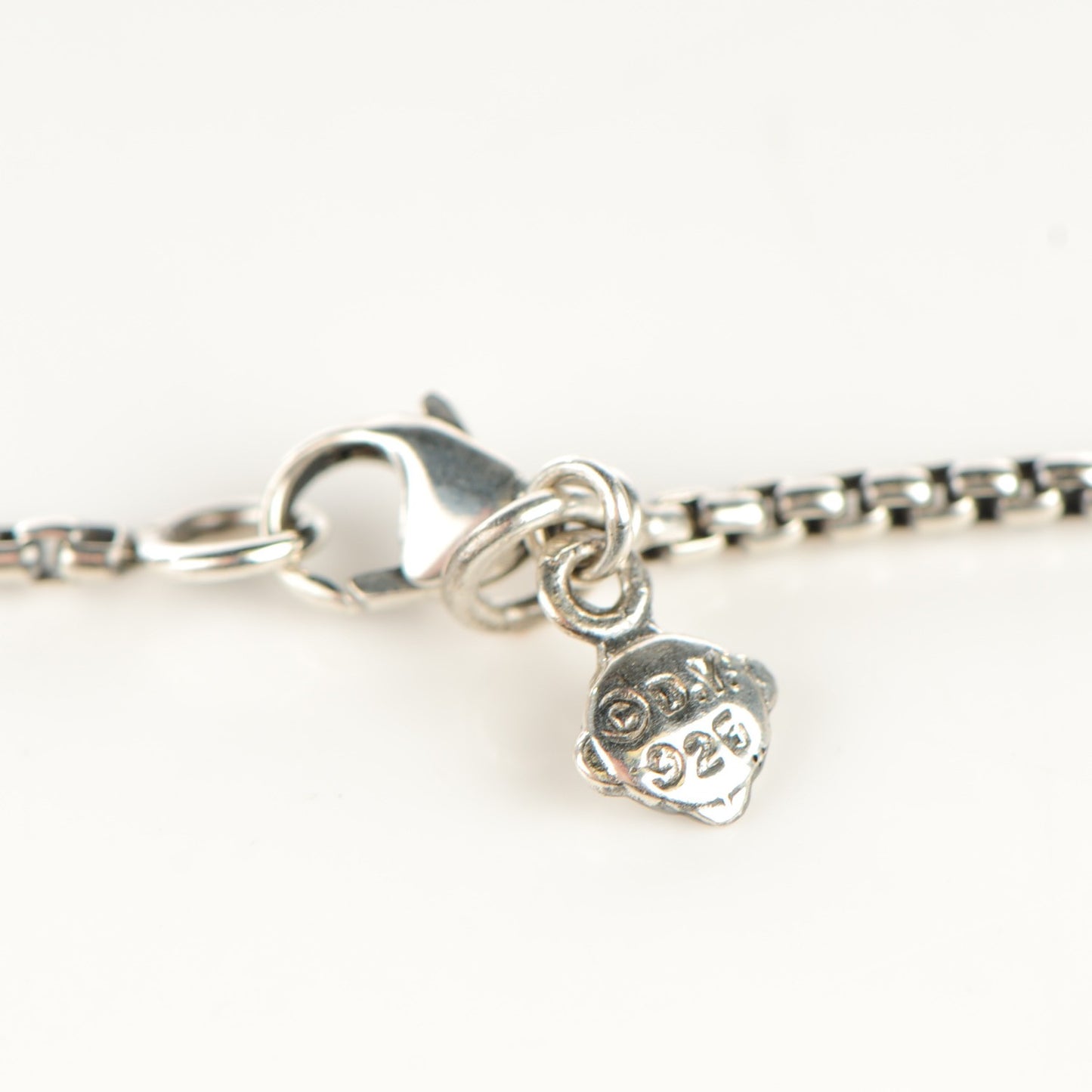 Sterling Silver Citrine 14mm Infinity Pendant Necklace