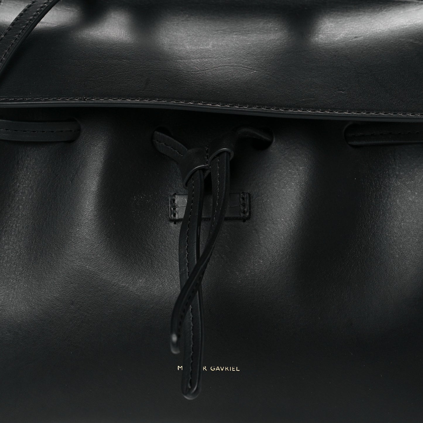 Calfskin Mini Mini Lady Bag Black Flamma