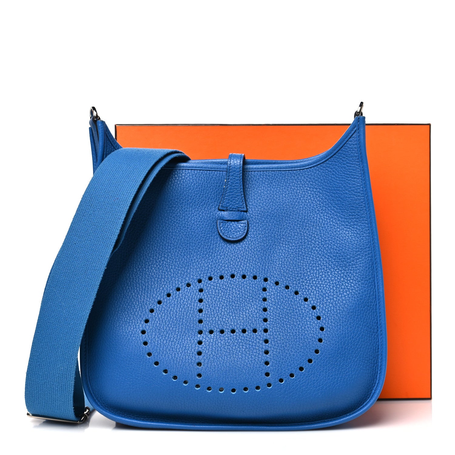 Hermes Taurillon Clemence EVELYNE III PM Mykonos 11 of 11