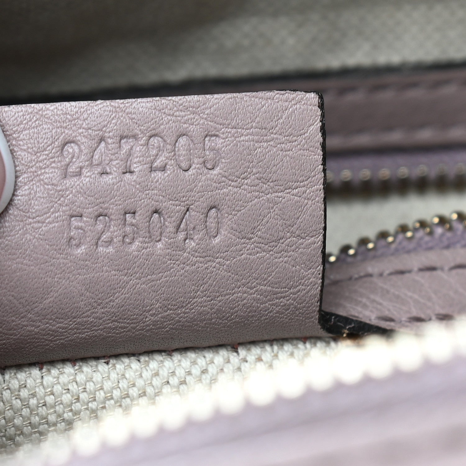 Gucci Monogram Selleria Calfskin Vintage Web Medium Boston New Sand Lilas 7 of 10