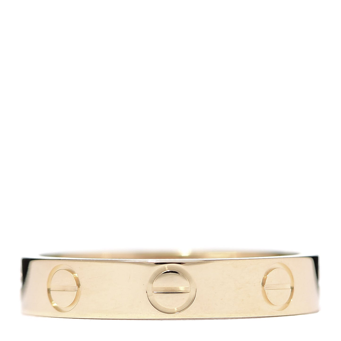 18K Yellow Gold 3.5mm LOVE Wedding Band Ring 51 5.75