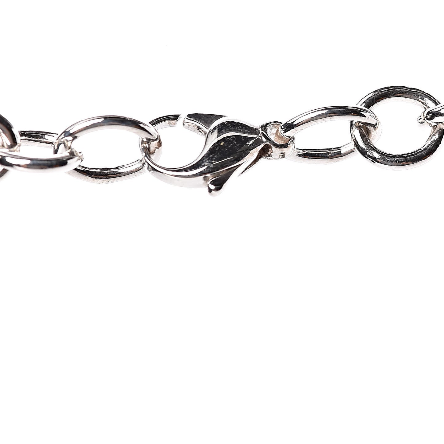 Sterling Silver Infinity Link Necklace