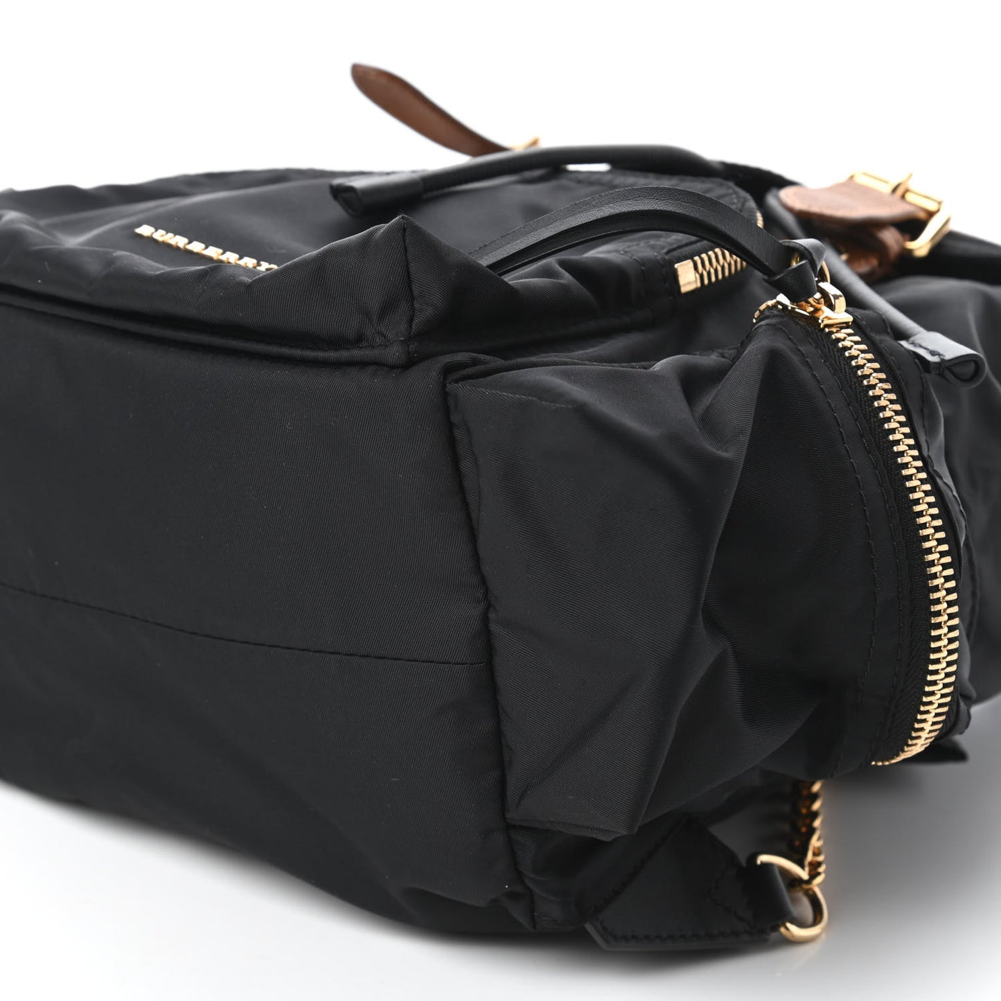 Nylon Medium Rucksack Backpack Black