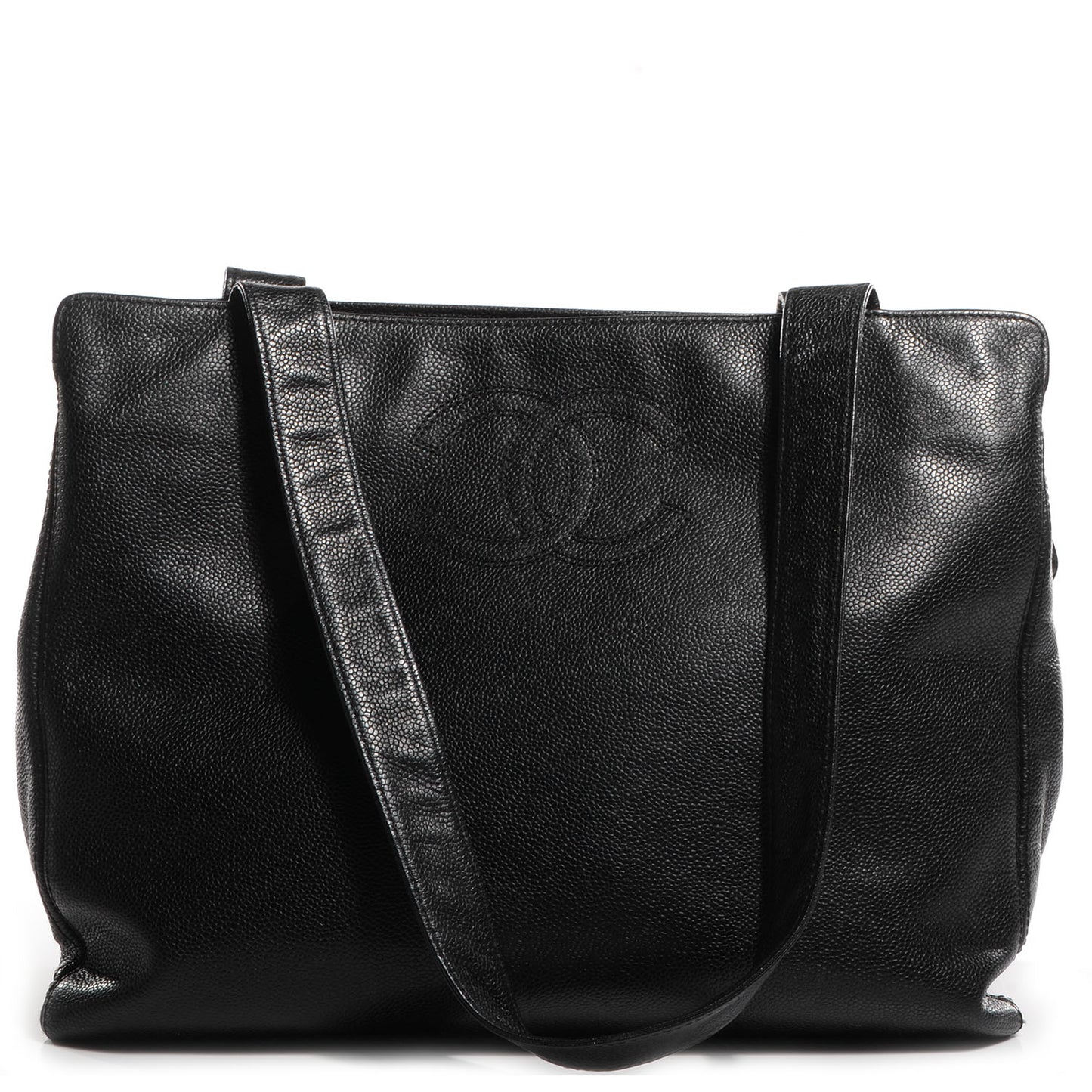 Caviar CC Shoulder Bag Black