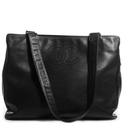 Chanel Caviar CC Shoulder Bag Black 1 of 8