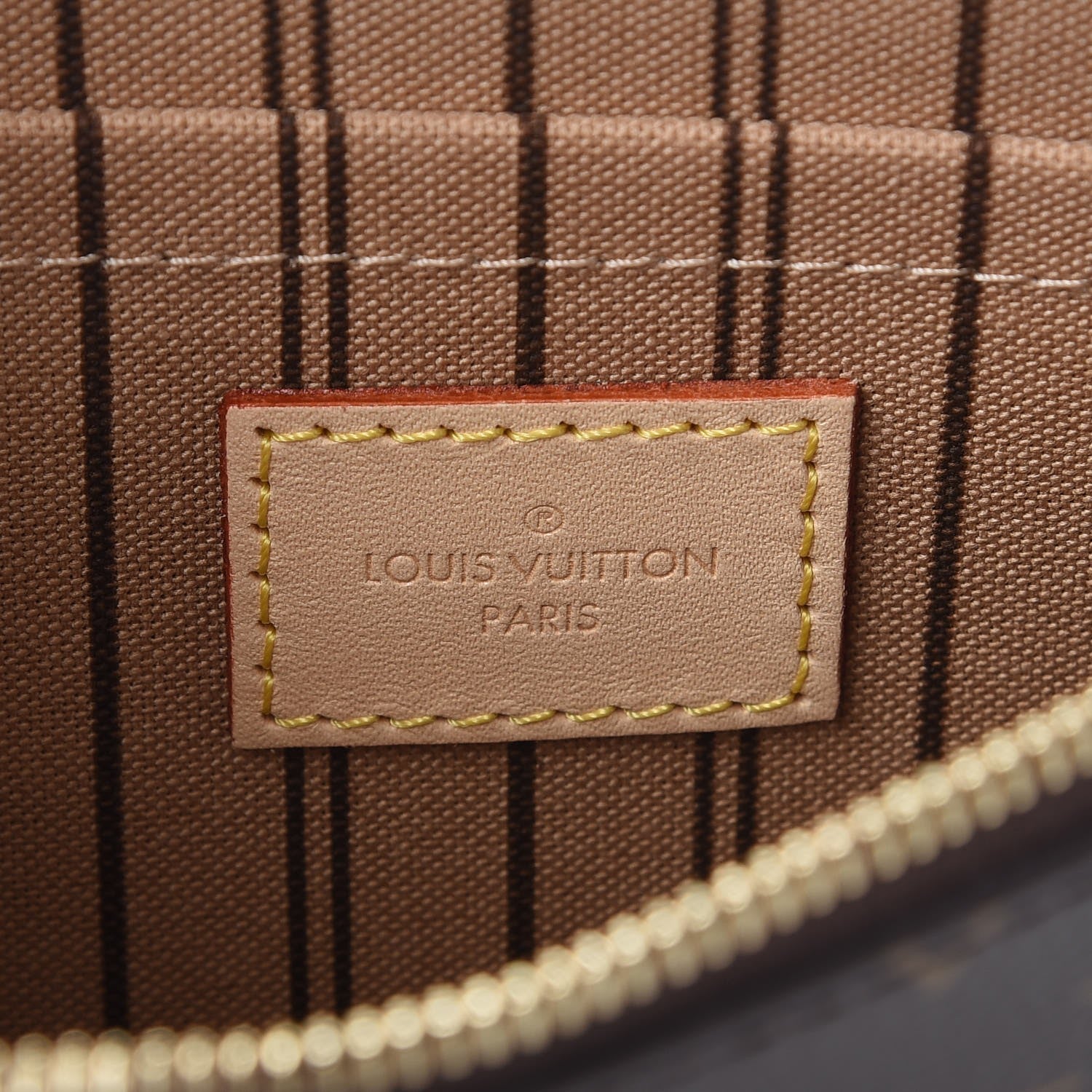 Louis Vuitton Monogram Neverfull MM GM Pochette 6 of 8
