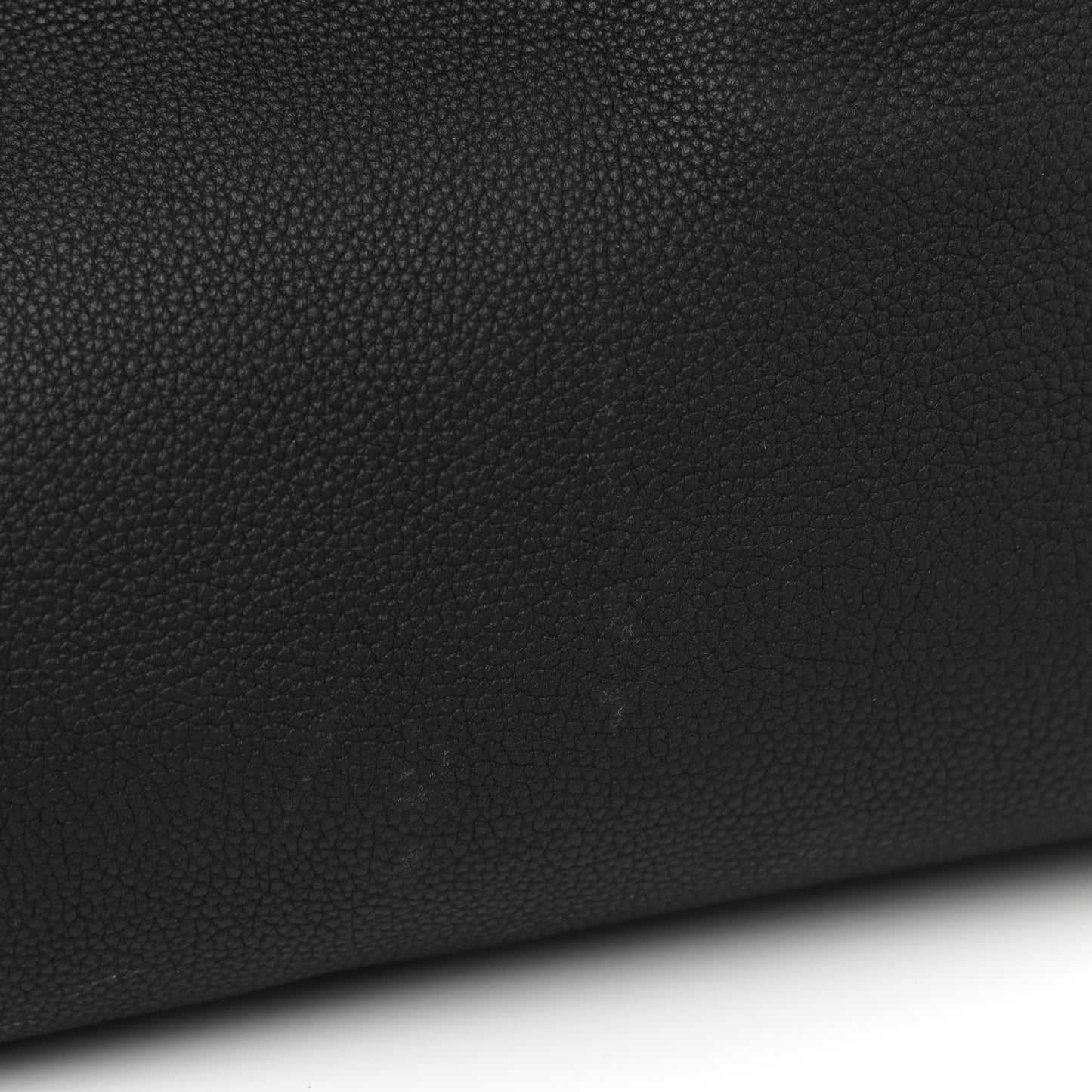 Grained Calfskin Large Souple Sac De Jour Black