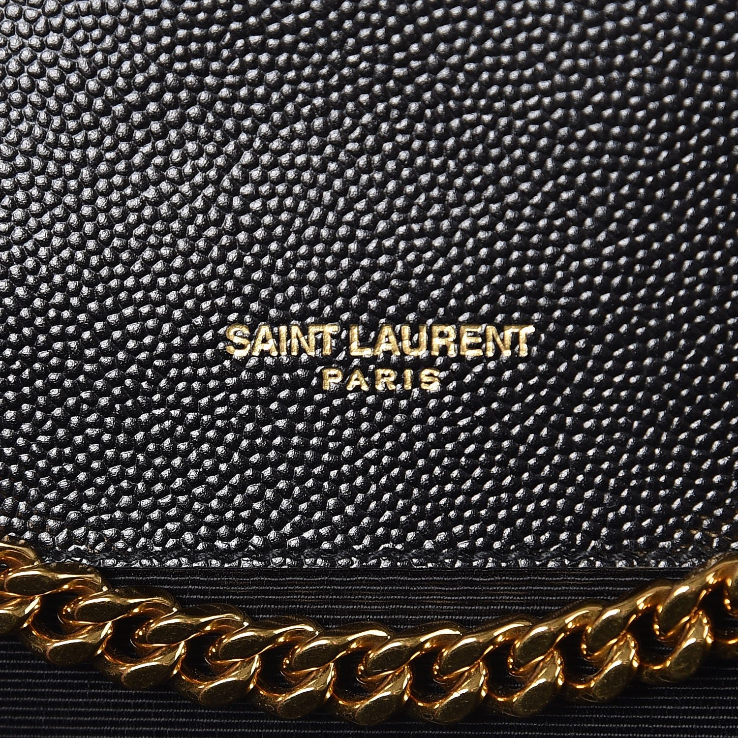 Saint Laurent Grain De Poudre Textured Mixed Matelasse Triquilt Small Monogram Satchel Black 7 of 7