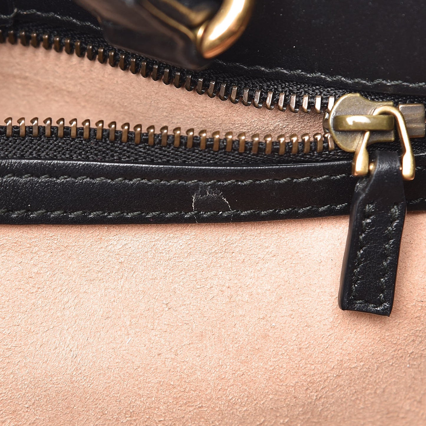 Calfskin Matelasse Small GG Marmont Tote Black