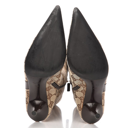 Gucci Monogram D Ring Tall Boots 8 Brown 5 of 11