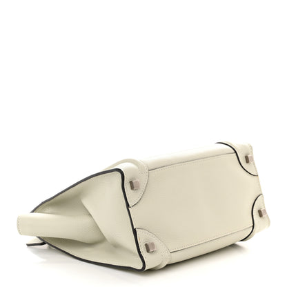 Celine Drummed Calfskin Micro Luggage Lune 4 of 12