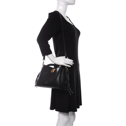 Mulberry Heavy Grain Small Iris Tote Black 2 of 9