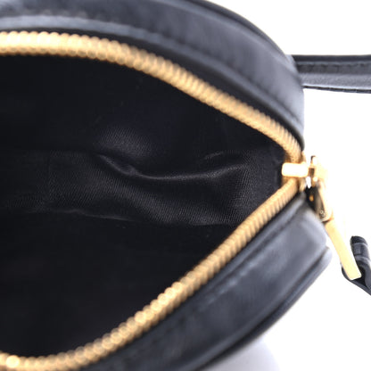 Miu Miu Nappa Matelasse Mini Round Belt Bag Black 4 of 4