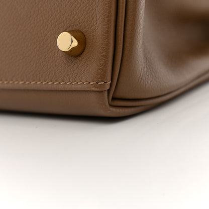 Hermes Evercolor Kelly Retourne 28 Beige De Weimar 17 of 17