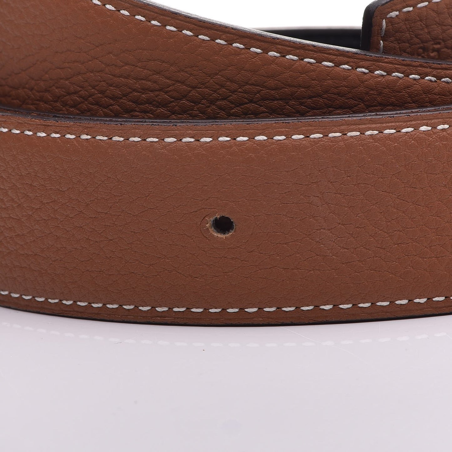 Chamonix Togo 32mm Belt Strap 85 Black Gold
