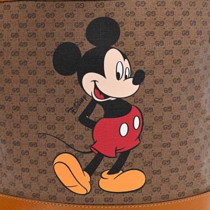 Gucci X DISNEY Mini Vintage GG Supreme Monogram Bucket Bag Beige Vintage Sun Oil 7 of 10