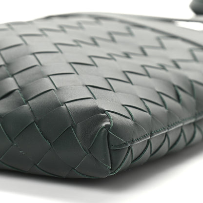 Bottega Veneta Nappa Intrecciato Messenger Bag Dark Green 10 of 11