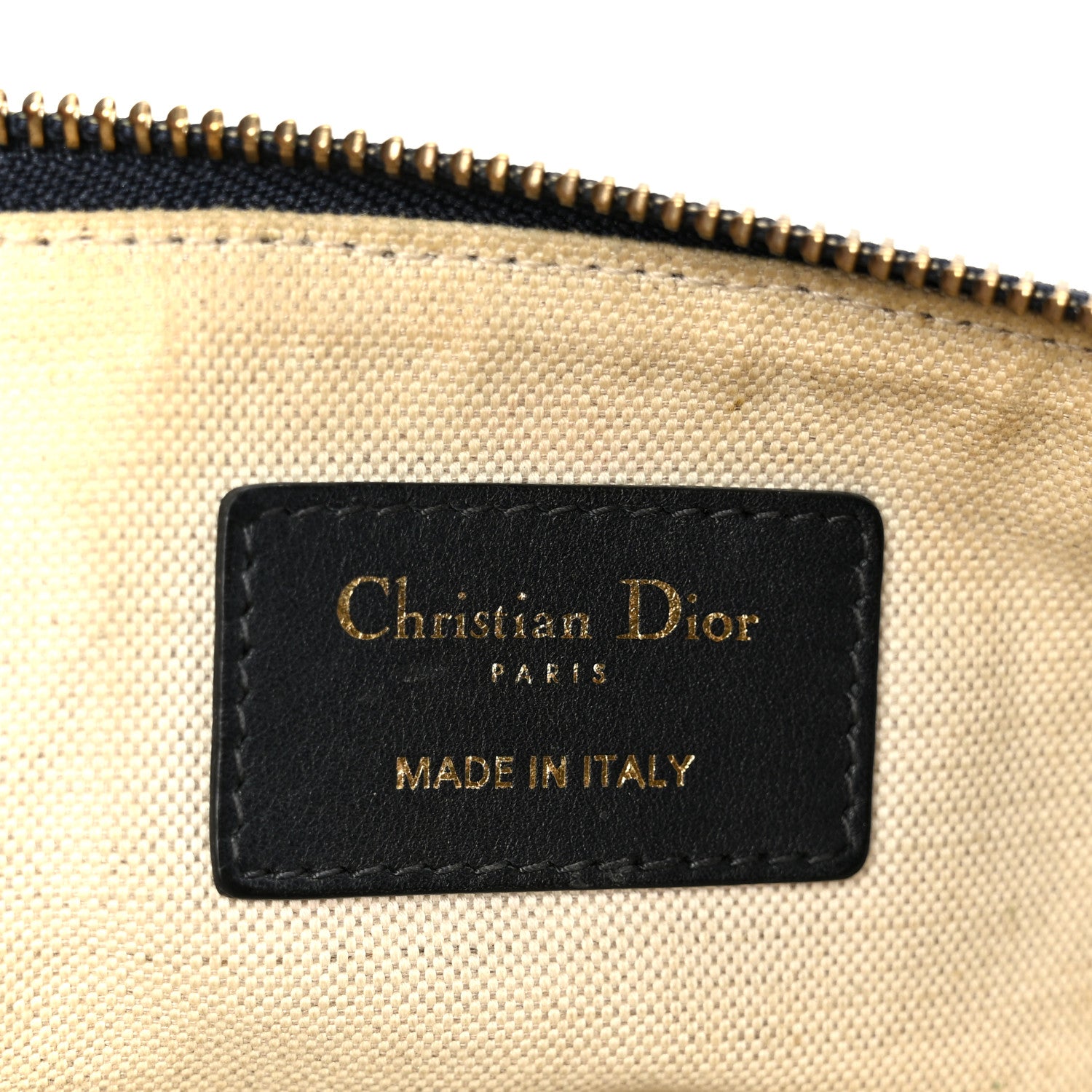 Christian Dior Oblique Pouch Clutch Blue 6 of 9