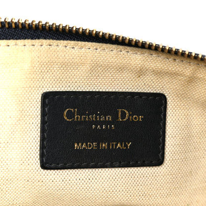 Christian Dior Oblique Pouch Clutch Blue 6 of 9