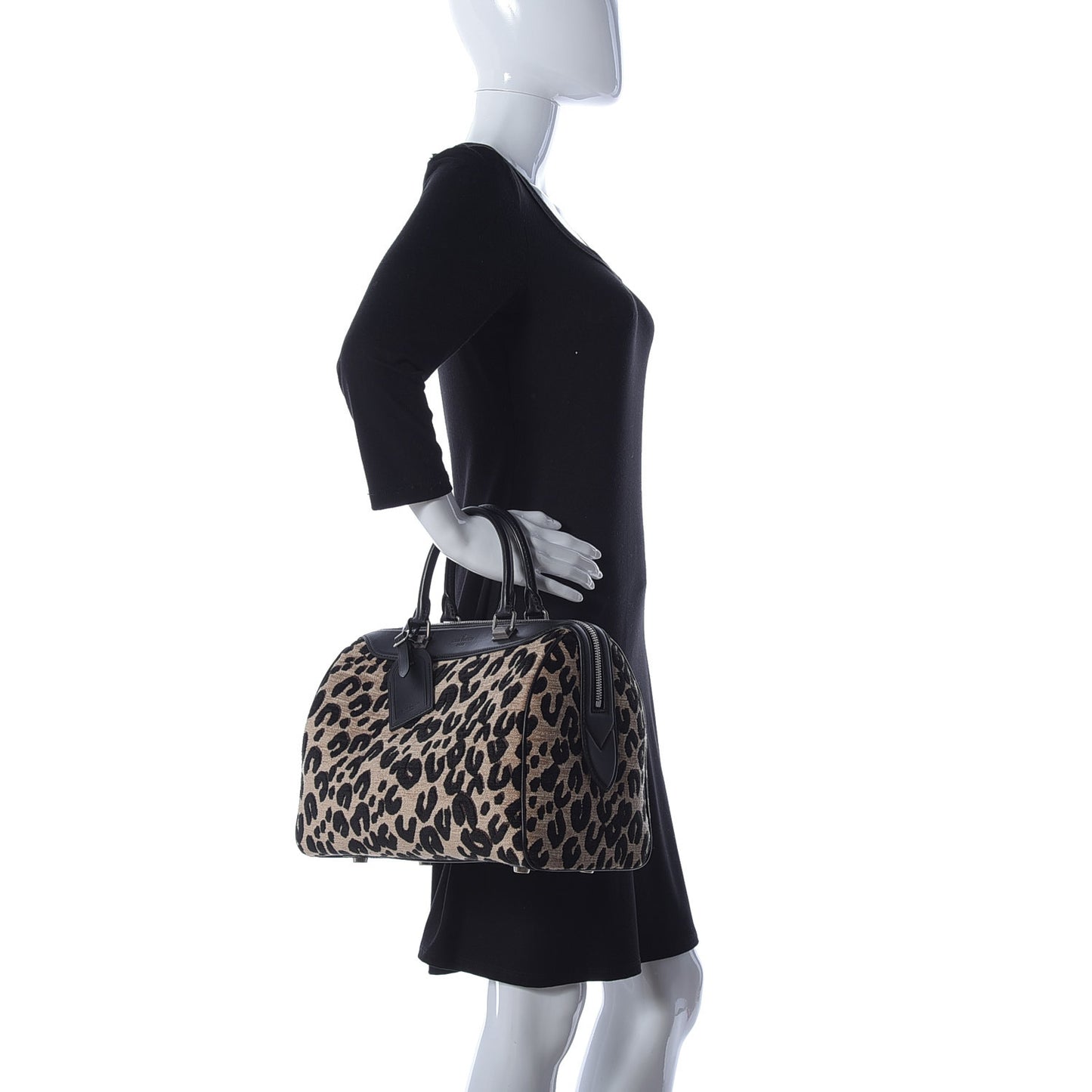 Jacquard Velvet Leopard Print Stephen Sprouse Speedy
