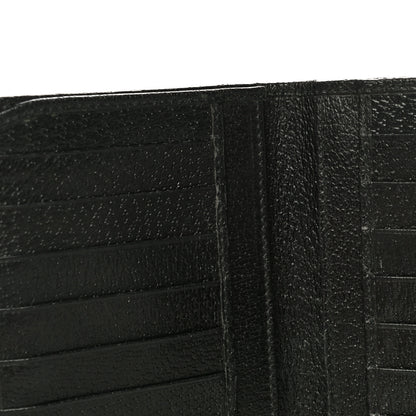 Gucci Monogram Grained Calfskin Ladies Web Continental Wallet Black 12 of 22