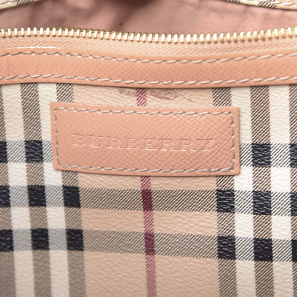 Burberry Haymarket Check Small Canterbury Tote Pale Coral Pink 6 of 14
