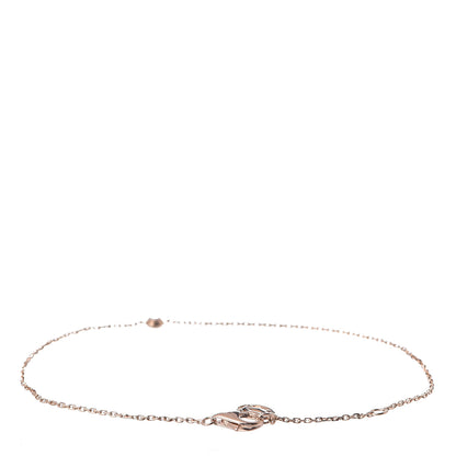 Cartier 18K Pink Gold Diamond XS D'Amour Bracelet 3 of 5