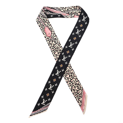 Louis Vuitton Silk Monogram Wild At Heart BB Bandeau Black 1 of 3
