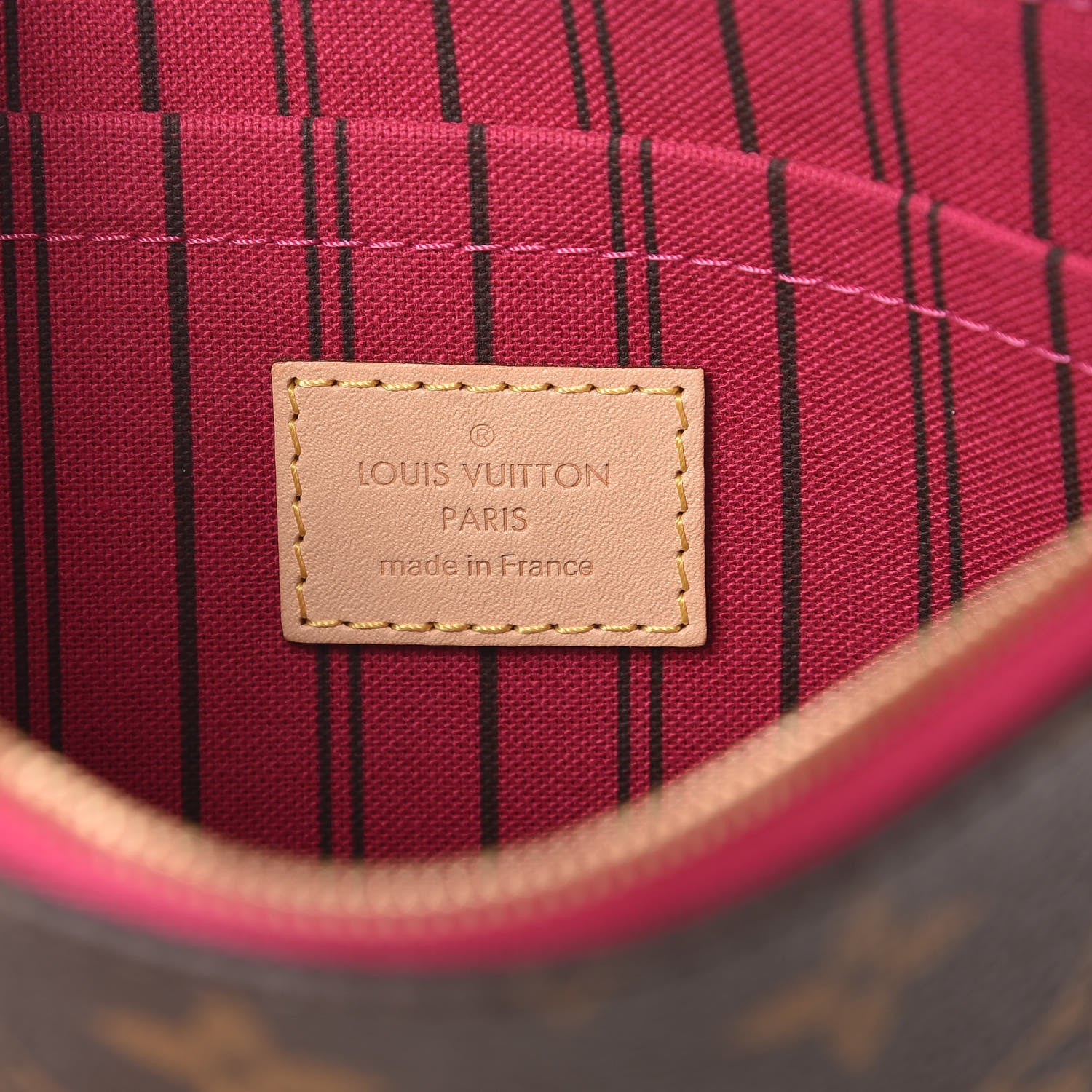 Louis Vuitton Monogram Neverfull MM GM Pochette Pivoine 6 of 7