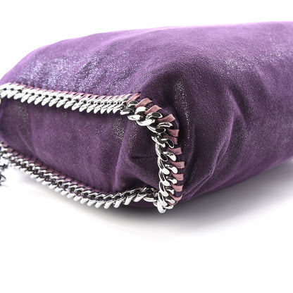 Stella McCartney Shaggy Deer Small Falabella Fold Over Tote Purple 5 of 8