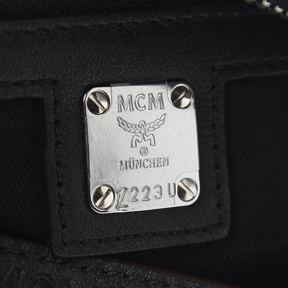 MCM Calfskin Ottomar Monogram Large Klara Hobo Black 7 of 7