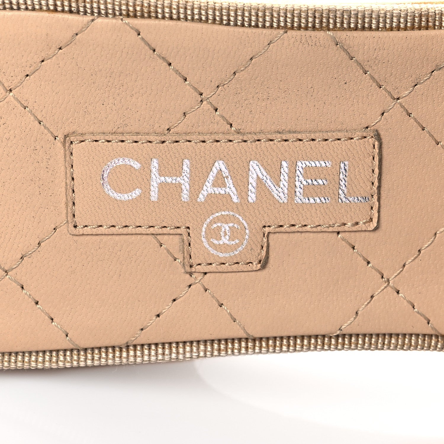 Chanel Lambskin Quilted Turn Lock CC Platform Mule 40 Beige 7 of 12