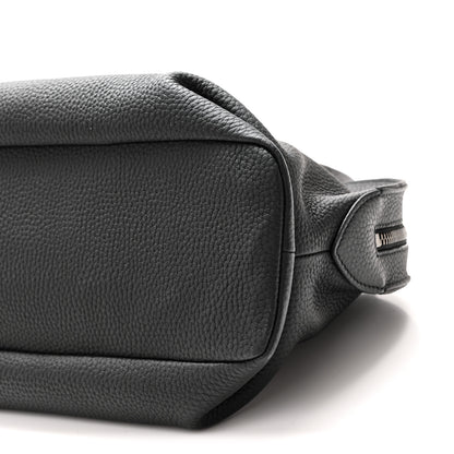 The Row Matte Grained Calfskin Agnes Bag Black 9 of 9
