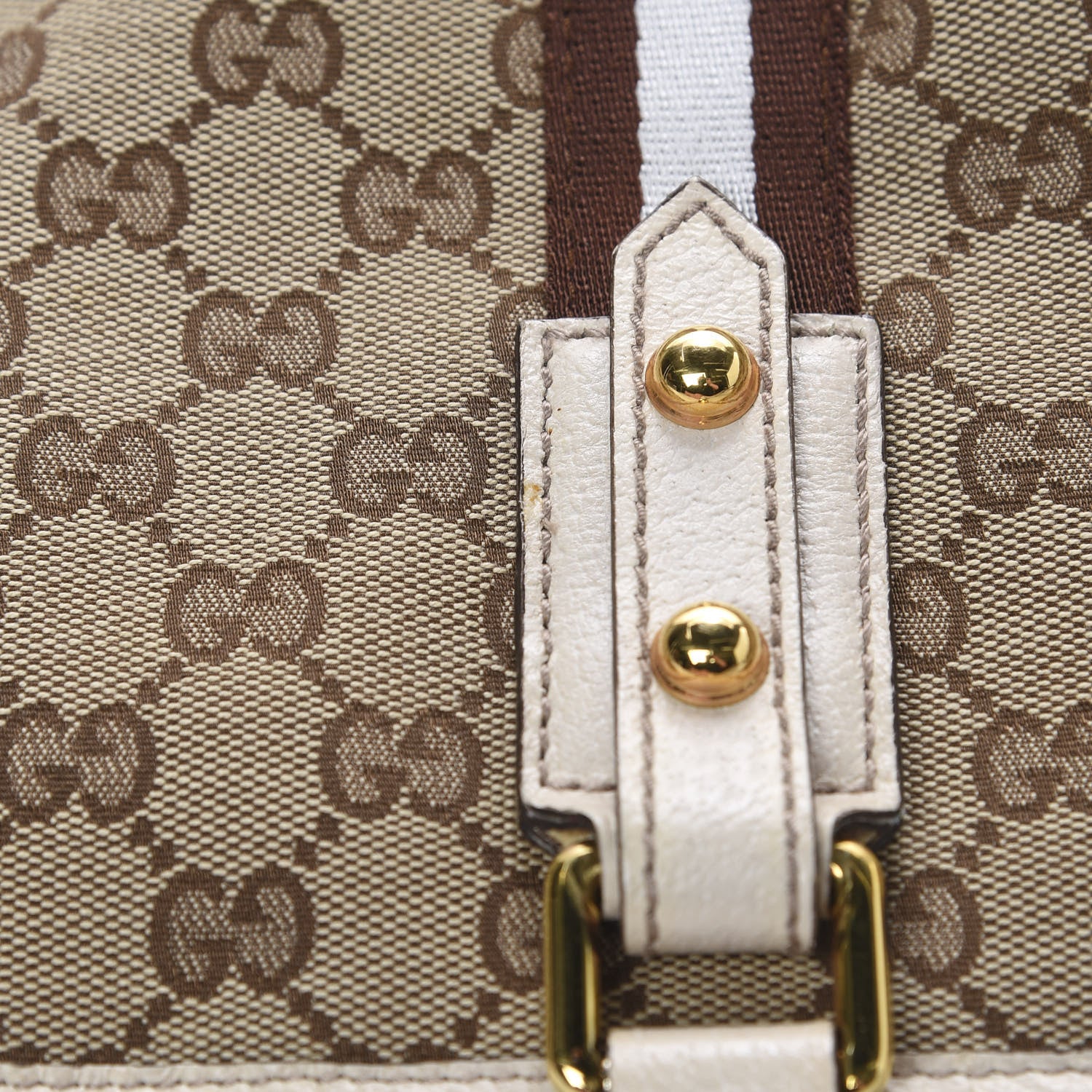 Gucci Monogram Medium Jolicoeur Tote Beige 10 of 20