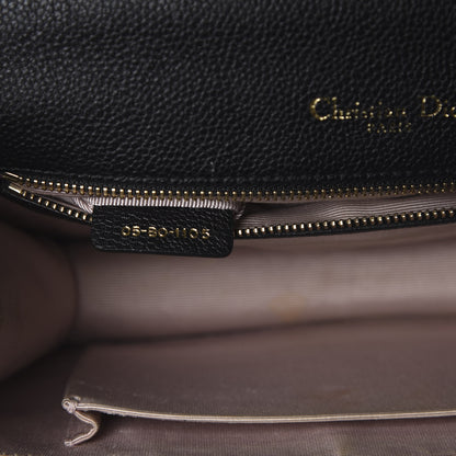 Christian Dior Grained Calfskin Medium Diorama Flap Bag Black 11 of 14