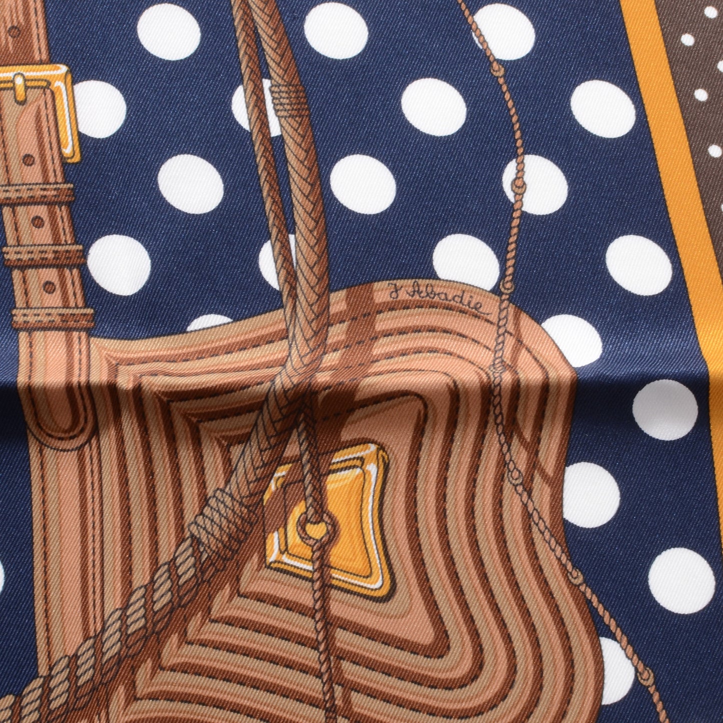 Silk Clic Clac A Pois Scarf 70