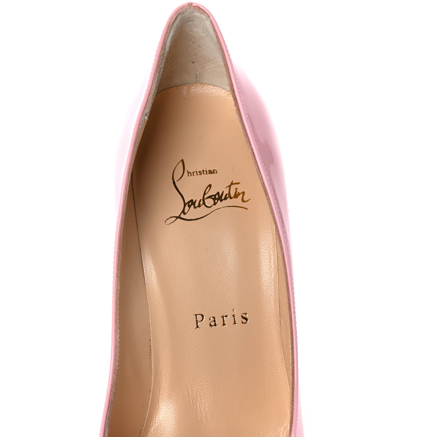 Christian Louboutin Patent Pigalle Follies 100 Pumps 36 Pompadour 7 of 8