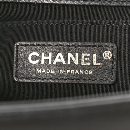 Chanel Lambskin Quilted Medium Boy Flap Black 6 of 12